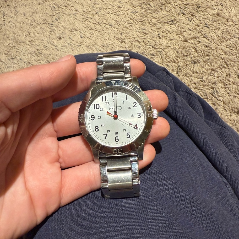 Coach Silver Men's Watch